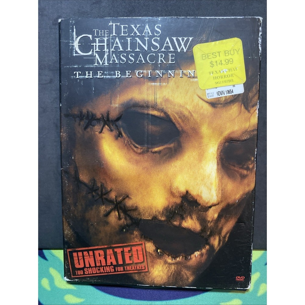 The Texas Chainsaw Massacre The Beginning Unrated Edition DVD Slip Cover Horror